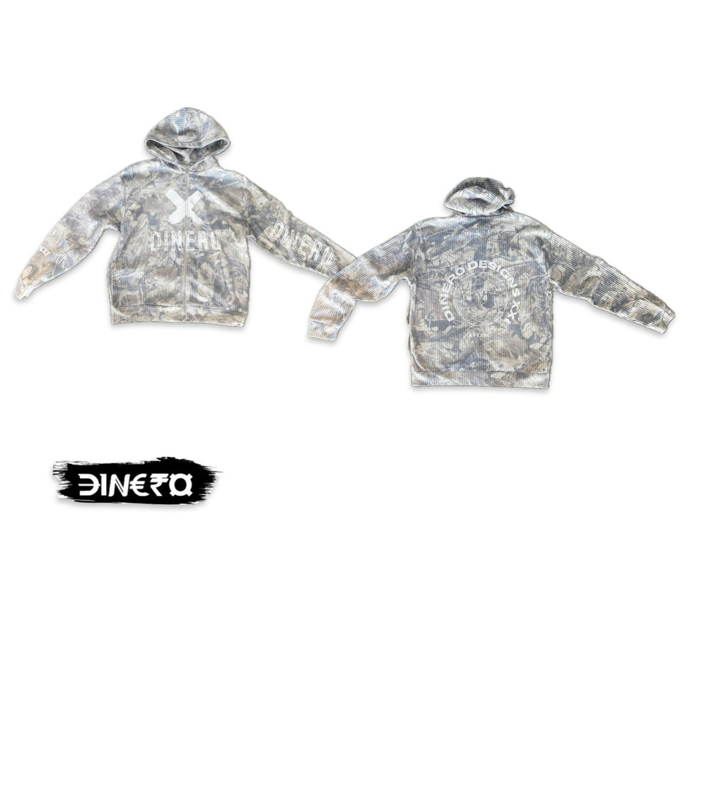 DINEROXXI CAMO THERMAL ZIP-UP