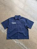 DINERO XXI TAILORED NAVY TRUCKER SHIRT