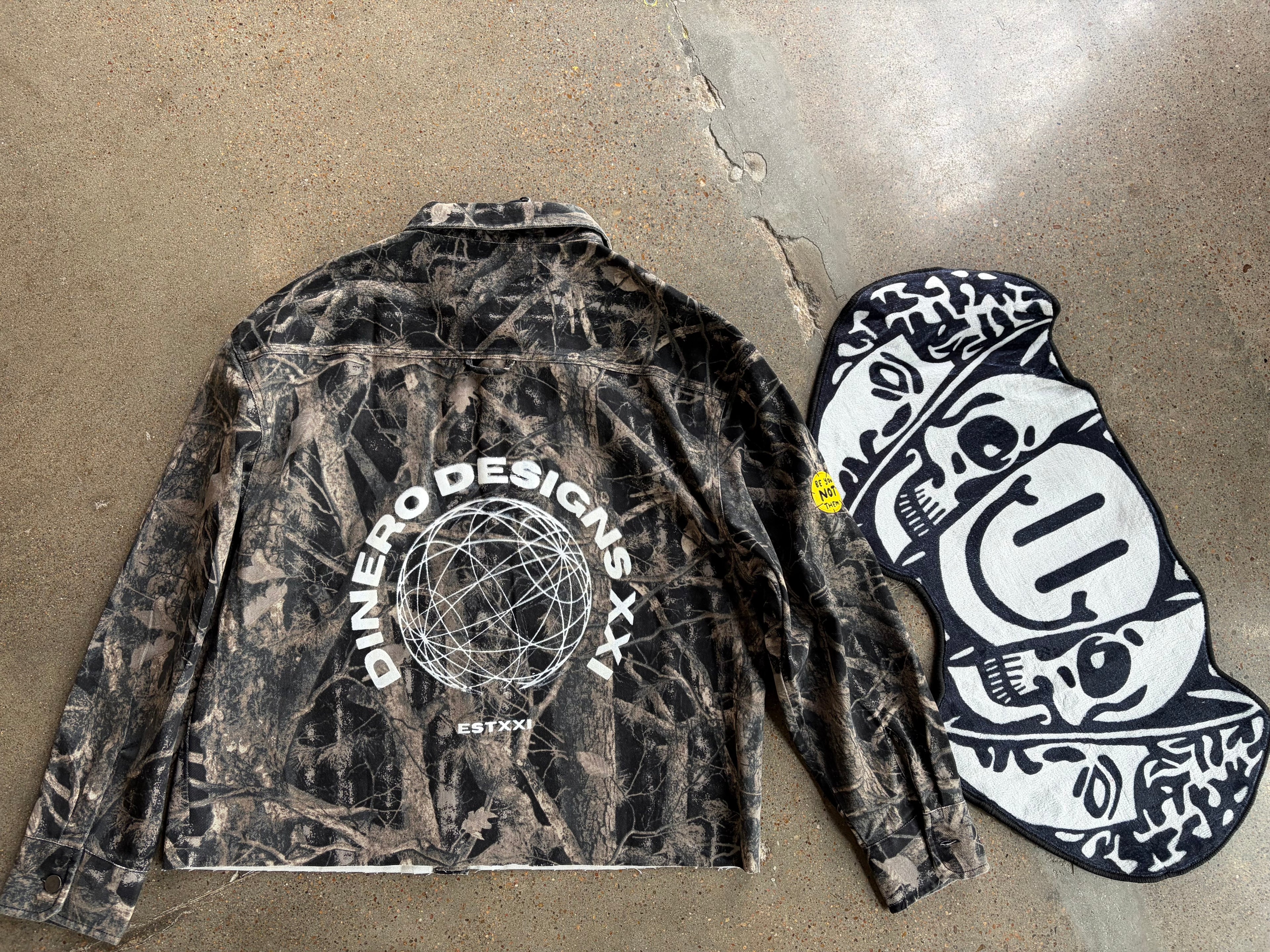 DINERO XXI CROPPED DENIEM CAMO