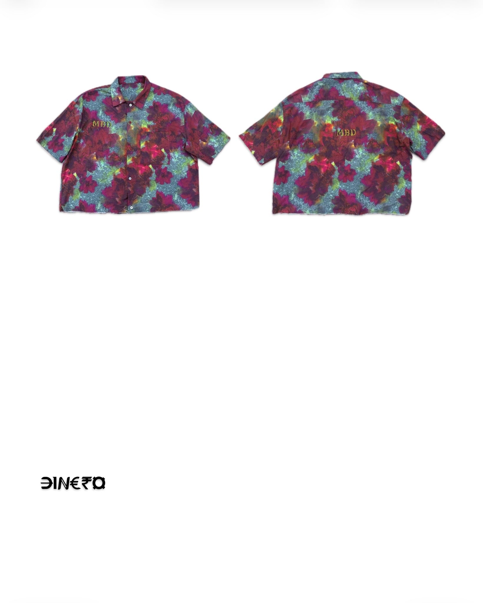 1 of 1 Custom Cropped Button Up