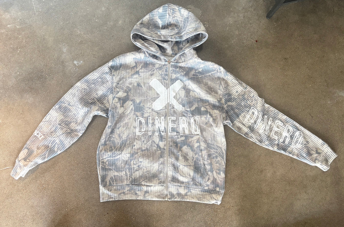 DINEROXXI CAMO THERMAL ZIP-UP
