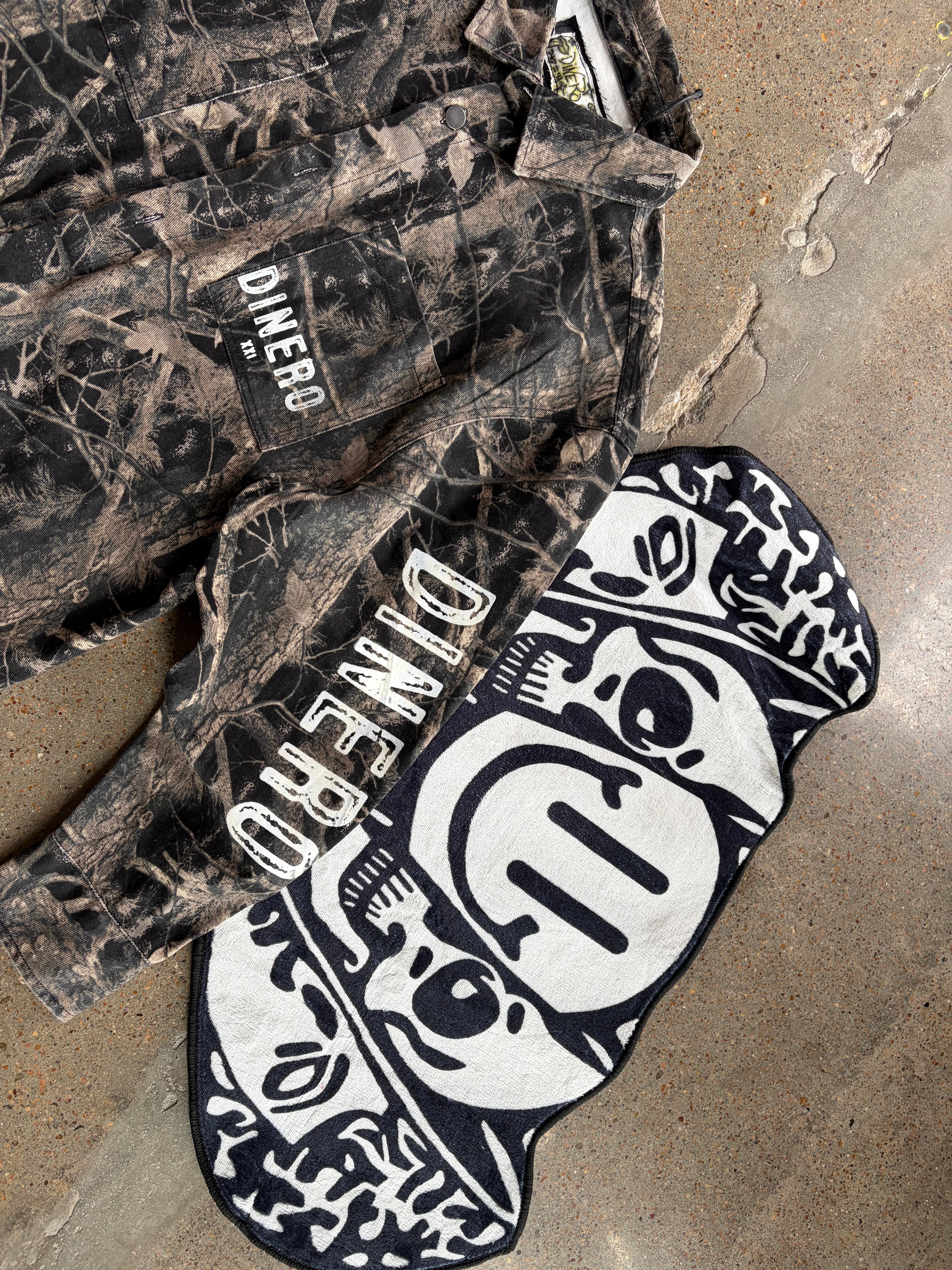DINERO XXI CROPPED DENIEM CAMO